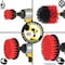 Drill Brush Power Scrubber By Useful Products 7 in W 5 in L Brush, Red R-S-5542O-QC-DB - alternate 3